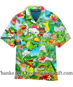 Animals Alligator Chef Hawaiian Shirt