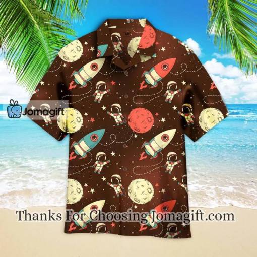 Astronaut Planet Galaxy Hawaiian Shirt