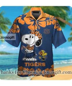 Auburn Tigers Snoopy Hawaiian Shirt Gift 1