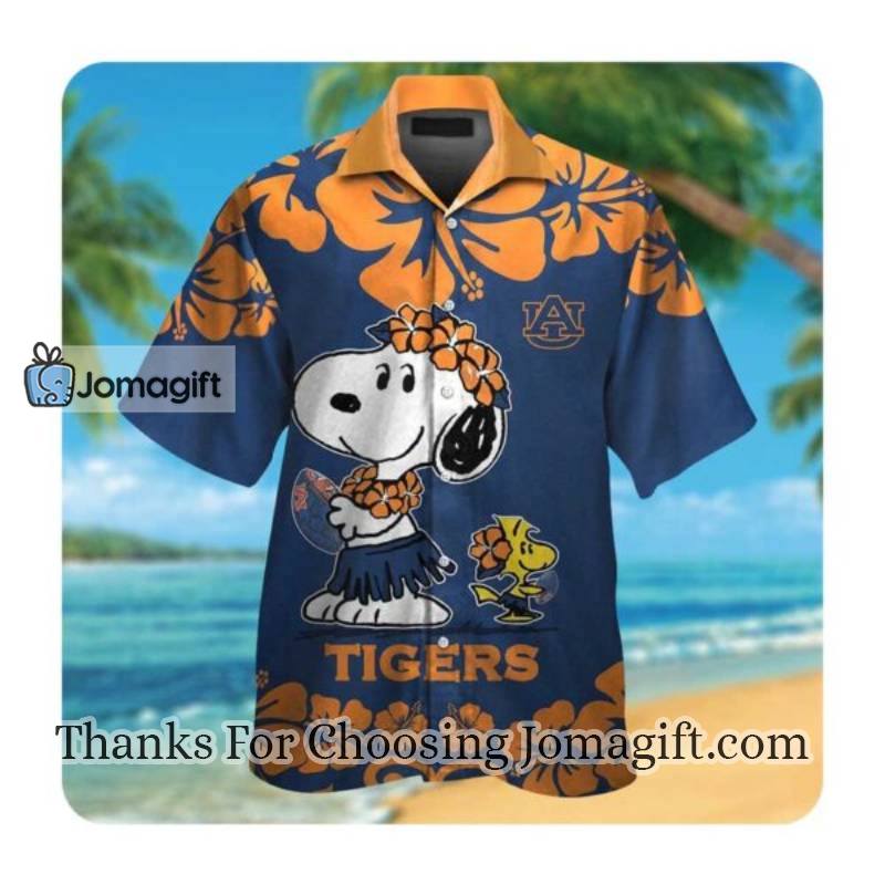 Auburn Tigers Snoopy Hawaiian Shirt Gift 1