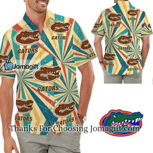 [Available Now] Florida Gators Retro Vintage Style Hawaiian Shirts For Men And Women