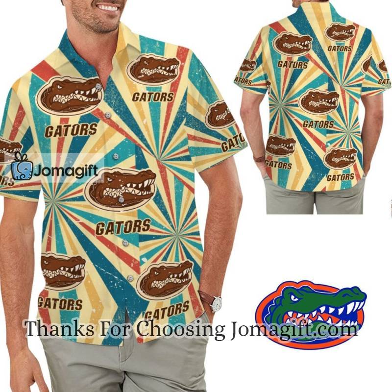 Available Now Florida Gators Retro Vintage Style Hawaiian Shirts For Men And Women