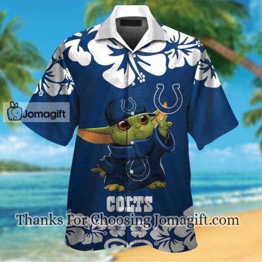 [Available Now] Indianapolis Colts Baby Yoda Hawaiian Shirt For Men And Women