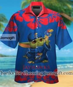 [Available Now] Kansas Jayhawks Baby Yoda Hawaiian Shirt For Men And Women