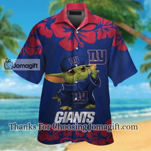 [Available Now] New York Giants Baby Yoda Hawaiian Shirt Gift