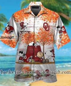 [Available Now] Oklahoma Sooners Snoopy Autumn Hawaiian Shirt Gift