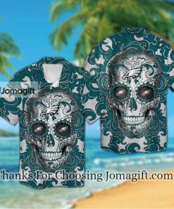 [Available Now] Philadelphia Eagles Sugarskull Hawaiian Shirt Gift