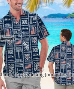 Available Now Seattle Seahawks Tropical Aloha Hawaiian Shirt Gift