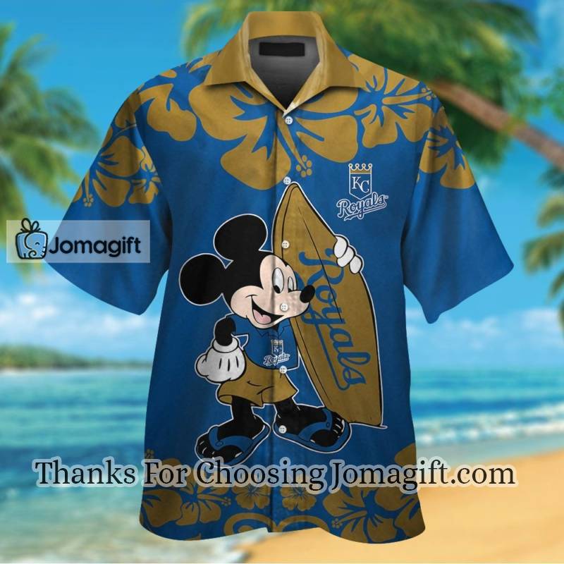 Awesome Kansas City Royals Mickey Mouse Hawaiian Shirt For Men And Women