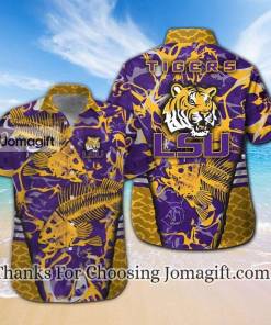 Awesome Lsu Tigers Fishing Hawaiian Shirt Gift