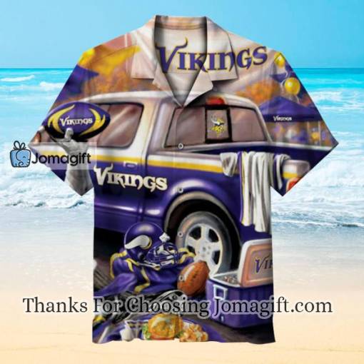 [Awesome] Minnesota Vikings Retro Hawaiian Shirt Gift