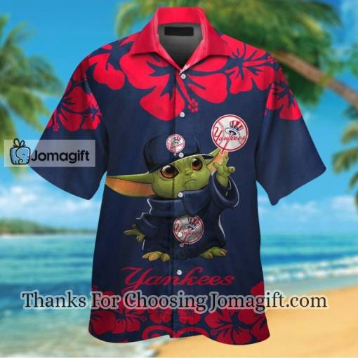 [Awesome] New York Yankees Baby Yoda Hawaiian Shirt Gift