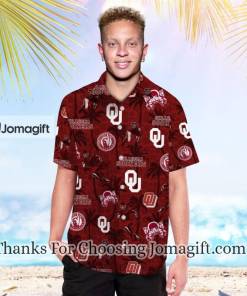 [Awesome] Oklahoma Sooners Personalized Coconut Hawaiian Shirts Gift