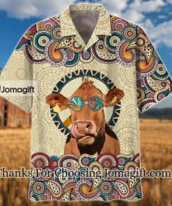 Awesome Vintage Cow Hawaiian Shirt Gift 1