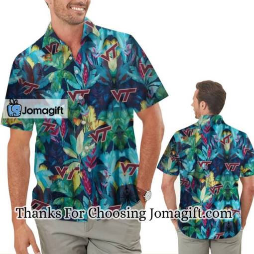 [BEST-SELLING] Virginia Tech Hokies Floral Hawaiian Shirt Gift