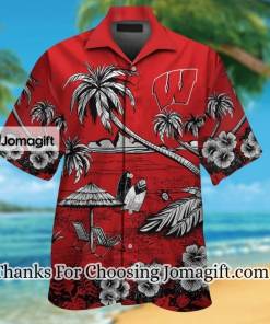 BEST SELLING Wisconsin Badgers Hawaiian Shirt Gift 1