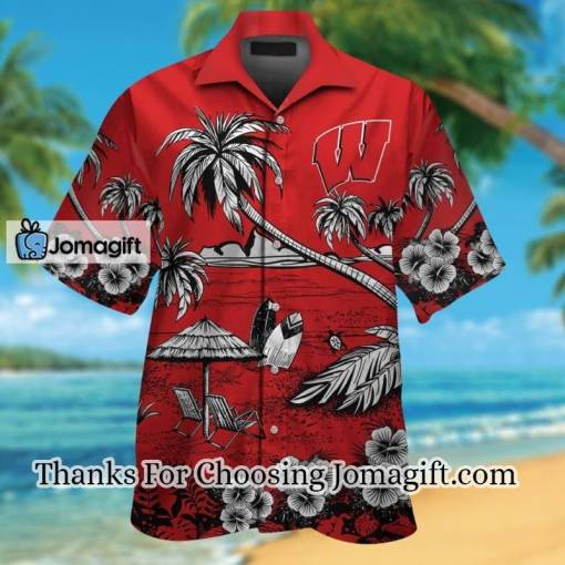 [BEST-SELLING] Wisconsin Badgers Hawaiian Shirt  Gift
