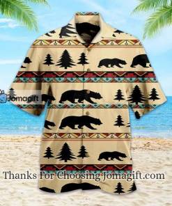 Bear Beige Hawaiian Shirt 1
