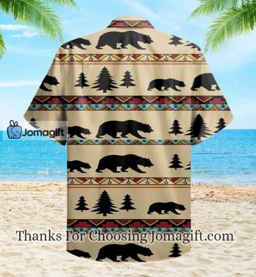 Bear Beige Hawaiian Shirt