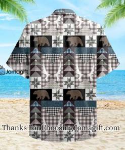 Bear Creek Lodge Grey Hawaiian Shirt 2