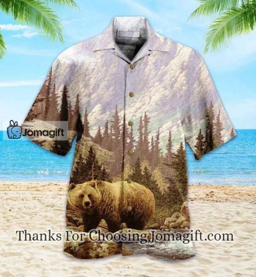 Bearest Brown Hawaiian Shirt
