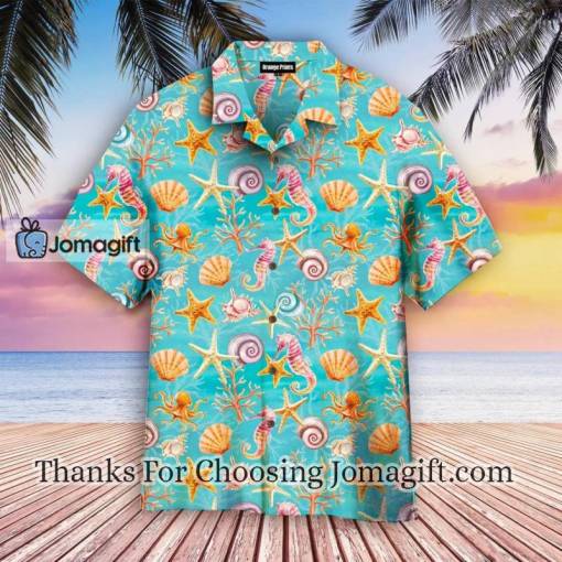 Beautiful Seashells Corals Hawaiian Shirt