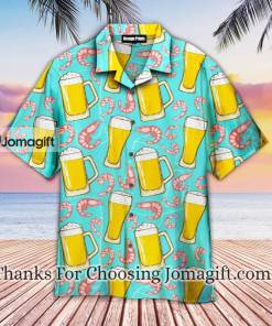 Beer And Shrimps Hawaiian Shirt