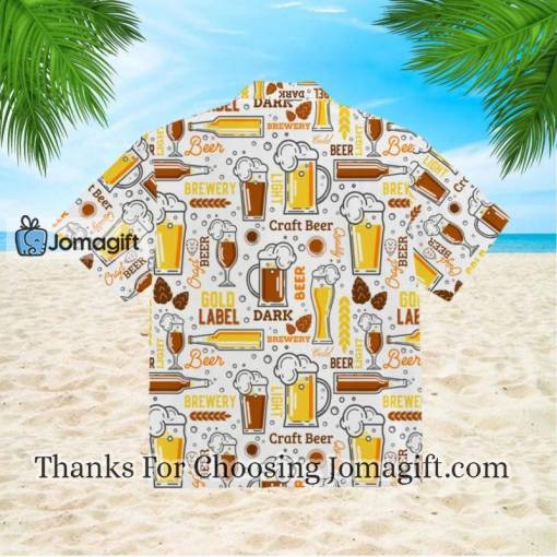 Beer Born To Drink Hawaiian Shirt