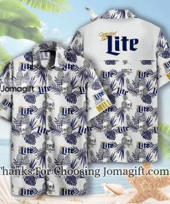Beer Hawaiian Shirt Miller Lite Skull Pineapple 2