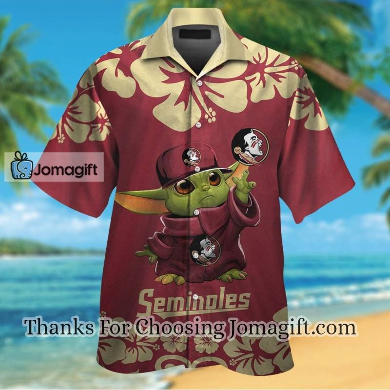 Best Selling Florida State Seminoles Baby Yoda Hawaiian Shirt For Men And Women