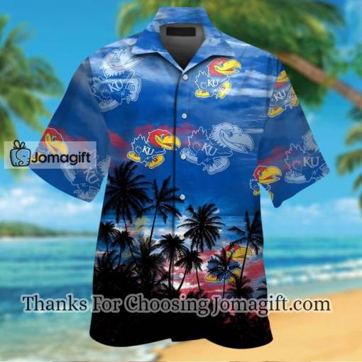 [Best-Selling] Kansas Jayhawks Hawaiian Shirtmte024 For Men And Women