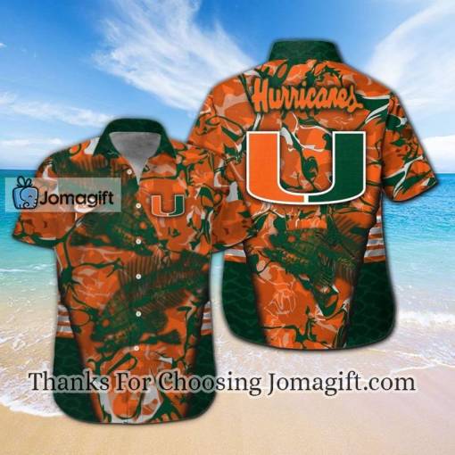 [Best-Selling] Miami Hurricanes Fishing Hawaiian Shirt Gift