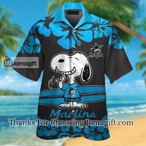[Best-Selling] Miami Marlins Snoopy Hawaiian Shirt Gift