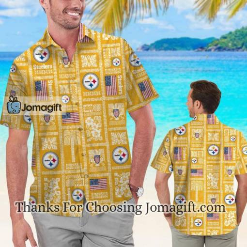 [Best-Selling] Pittsburgh Steelers Tropical Aloha Hawaiian Shirt Gift