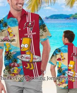 Best Selling Tampa Bay Buccaneers Simpsons Personalized Hawaiian Shirt Gift