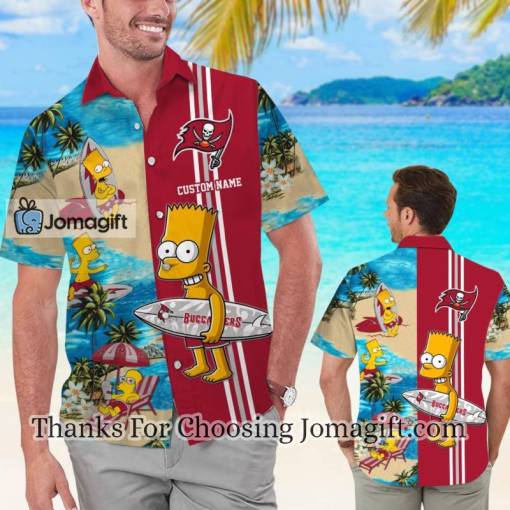 [Best-Selling] Tampa Bay Buccaneers Simpsons Personalized Hawaiian Shirt Gift