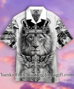Black Lion King Hawaiian Shirt