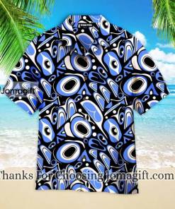 Blue Native American Aloha Hawaiian Shirts
