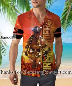 Brave Firefighter Hawaiian Shirt