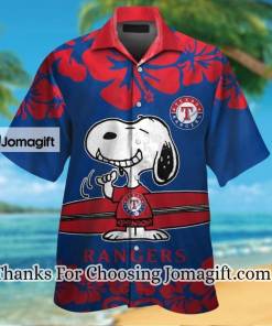 COMFORTABLE Texas Rangers Snoopy Hawaiian Shirt Gift 1