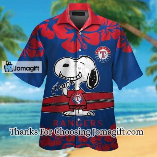 [COMFORTABLE] Texas Rangers Snoopy Hawaiian Shirt Gift