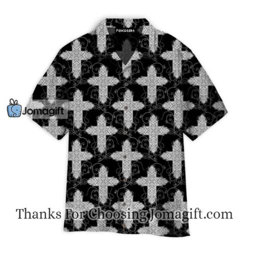 Christian Jesus Cross Pattern Aloha Hawaiian Shirts