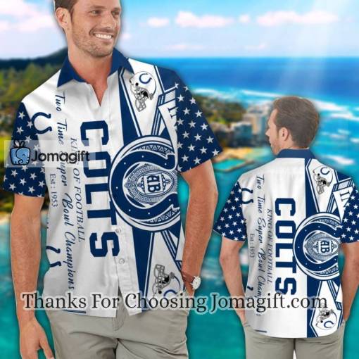 [Comfortable] Indianapolis Colts Hawaiian Shirt For Men And Women