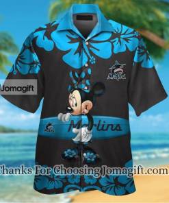 [Comfortable] Miami Marlins Minnie Mouse Hawaiian Shirt Gift