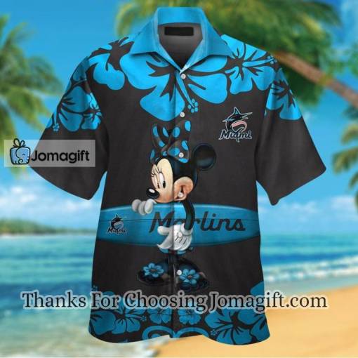 [Comfortable] Miami Marlins Minnie Mouse Hawaiian Shirt Gift