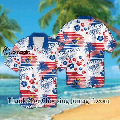 [Comfortable] Ncaa Kansas Jayhawks Hawaiian Shirt For Men And Women