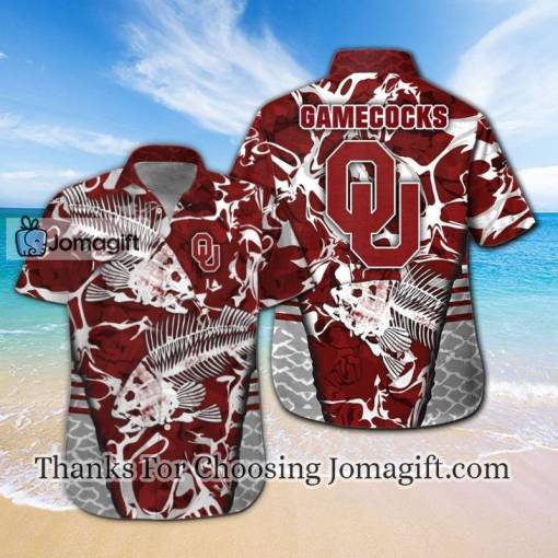 [Comfortable] Oklahoma Sooners Fishing Hawaiian Shirt Gift