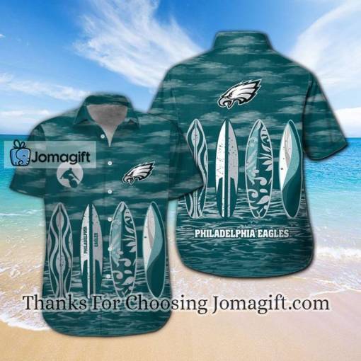 [Comfortable] Philadelphia Eagles Hawaiian Shirt Gift