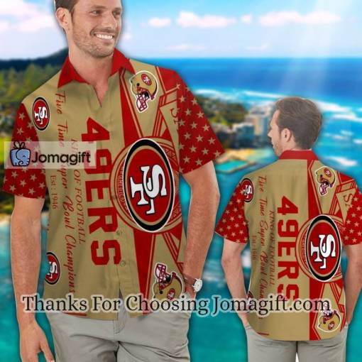 [Comfortable] San Francisco 49Ers Hawaiian Shirt Gift