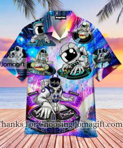 Cool Astronaut DJ Music Party Hawaiian Shirt 1